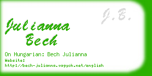 julianna bech business card